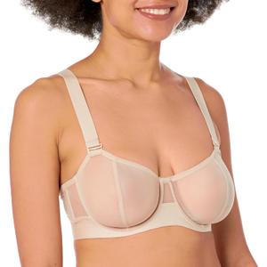 DKNY Women's Sheers Convertible Strapless Bra (34DD)