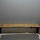 Shintenchi Over The Toilet Storage Cabinet, Bathroom Shelf Organizer with Anti-Tip Device Small Freestanding Space Saver with Adjustable Shelf, Gray (Wood Door, Grey)