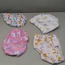 Waterproof Diaper Cover for Plastic Pants for Toddlers Good Elastic Plastic Underwear for Toddlers Plastic Training Underwear for Girls 3t (3T (4 Count)