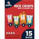 Quaker Rice Crisps, 4 Flavor Spicy and Savory Variety Mix, 15 count (EXP 08/06/26)