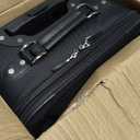Rockland Pasadena Expandable Spinner Carry-on 19", Black