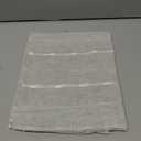 Lush Decor Farmhouse Textured Sheer Window Curtain Valance, 52"W x18"L, Gray
