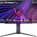 LG ‎27GS93QE 27-inch Ultragear OLED Gaming Monitor QHD 240Hz 0.03ms DisplayHDR True Black 400 AMD FreeSync Premium Pro NVIDIA G-Sync HDMI 2.1 DisplayPort Tilt/Height/Pivot Stand Black