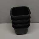 shouwuhho Bed Risers 4 inch, Furniture Risers Elevation in Heights 4 Inch Heavy Duty, Bed Lift Risers for Caster Wheels or Posts of Bed Table Couch, Support up to 6000 lbs, 4 Pack, Black