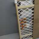 Toddleroo by North States - Diamond Mesh Wooden Baby Gate: Pressure Mounted Baby Gate for Doorways - Adjustable 26.5 to 42 Inches Wide - 23 Inches Tall