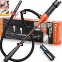 Portable Transfer Pump Battery Operated Electric Siphon Pump for Gas, Fuel, Diesel, Water Transfer 2.4 GPM Flow Oil Extractor, 47" Hose-Easy to Use Hand Fuel Pump, Multi-Use Siphon Transfer Pump