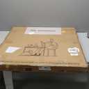 alawooder Folding Desk - 31.5" Wood Top Foldable Desk for Small Spaces | No Assembly Required Compact Desk for Home Office, Writing, and Study (Black)