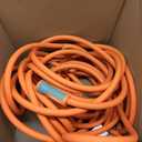 YAMATIC Heavy Duty Garden Hose 5/8 in x 30 ft with Swivel Fitting, Super Flexible Water Hose, All-weather, Lightweight, Burst 600 PSI (Orange)