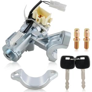AUTOKAY 45020-06-4 45020064 Ignition Lock Cylinder Switch W/Key Fits for Toyota Camry 2002 2003 2004 2005 2006 No Chip