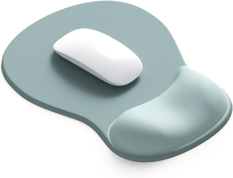ErgoComfort Gel Wrist Rest Mouse Pad-Ergonomic Office Mousepad with Wrist Support-Non-Slip, Design Desk Accessories Mat for Home&Game Decor (06Azure Dream)