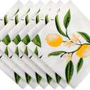 DII Lemon Bliss Tabletop Collection, Napkin Set, 6 Piece (20" x 20" (Set of 6))