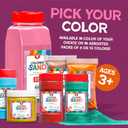 Hygloss Colored Sand for Crafts 3 lb Bottle, Light Blue Vibrant Colorful Fine Sensory Play Sand Art Kits for Kids Classroom Activities for Children 3 4 5 6 7 8 9 10 11 12 Safe for Ages 3+