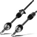 Pair (2) Front CV Axle Shaft Assembly Fit for Nissan Maxima V6 3.5L 2009 2010 2011 2012 2013 2014 (for S SV Model Only), Driver and Passenger Side