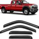 Rain Guards Fit for 1999-2016 Ford F250 F350 F450 F550 Super Duty SuperCrew