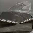 iTouchless 13 Gallon Wings-Open Mobile Wheeled Kitchen Trash Can with Lid and Odor Filter, Dog Proof Stainless Steel Garbage Bin for Home Office Work Bedroom Living Room Garage Slim Wastebasket