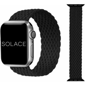 Solace Bands Imperium V2 Loop - Compatible with Apple Watch Bands Stretchable Sport Loop Band for Women and Men, iWatch Bands for 38mm 40mm 41mm 42mm 44mm 45mm Ultra, SE and Series 8 7 6 5 4 3 2 1 (42/44/45MM - XS, Black)