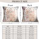 Boho Throw Pillow Covers 18x18 inch Set of 2,Boho Vintage Carpet Pattern Antique Ethnic Decor Double Sided Pattern Cushion Cover Soft Pillow Case Living Sofa Room Bed Square Pillow Cover