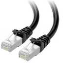 Cable Matters 10Gbps Snagless Shielded Cat 6A Ethernet Cable - 7ft, Cat 6A Cable, Cat6A Cord, Ethernet Cord, Black