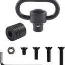 QD 1.25 Inch Swivels Mount Quick Detach Loop Base Kit with 4 Screws + 1 nut + 1 Wrench