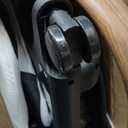 ANGELBLISS Electric Baby Bassinet Bedside Sleeper with Auto Rocking, Remote/Touch Control, 3 Timer Modes, 12 Sounds, 6 Heights, Storage & Wheels (Black) | Breathable Mesh