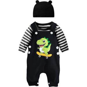 Baby Boys Clothes 3pcs Halloween Thanksgiving Christmas Outfits 0-18M