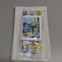 Paint by Numbers Kit for Adults - White flower in Glass Vase Adult Paint by Number Kits on Canvas for Beginner, Sea DIY Acrylic Oil Number Painting for Adults, Perfect for Home Decor Gift 16x20 Inch