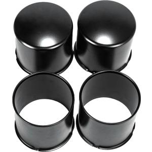 4Pcs 4.9" OD Open ＆ Domed Bundle Trailer Wheel Center Caps