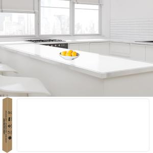 Largest Silicone Mats for Kitchen Counter, 120" x 24" Extra Large Heat Resistant Counter Mat, Kitchen Island Waterproof Thicken Non-Slip Countertop Protector Mat, Multipurpose Mat, Translucent (120"L x 24"W)