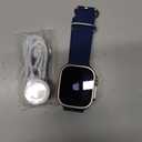 Apple Watch Ultra 2 [GPS + Cellular, 49mm] - Titanium Case with Blue Ocean Band, One Size (Renewed)