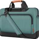 DOMISO 15-15.6 Inch Laptop Bag Business Briefcase Laptop Case Compatible with Lenovo 15.6" Ideapad 330/16" MacBook Pro/HP EliteBook 850 G3/Envy x360 15/Latitude 3580/Acer Chromebook/Asus,Green