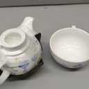 Tea for One Set, Teapot and Cup Set, Lavender | Gold Trim Tea Set for One, Floral Teapots Gift for Women