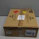 ZMISHIBO Ceiling Fans with Lights and Remote, 19.7'' Low Profile Ceiling Fan, 3000-6000K Dimmable Modern Flush Mount LED Fan Light, 6 Wind Speeds, Black Fandelier Ceiling Fans for Bedroom