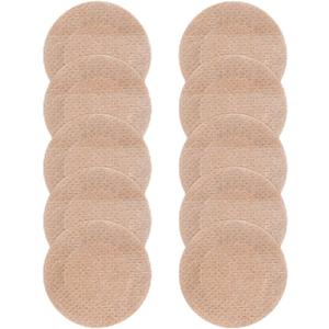 Gosknor 100pcs (50 Pairs) Nipple Covers for Men, Anti-Chafing Shields Running Nipple Pasties Tape No-Show Disposable Guard Protector for Tanning Beds Sports Gym (Beige)