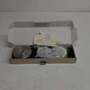 VREAONE Frameless DIY Wall Clock,Large Modern 3D Mirror Wall Clock Decor Sticker Clock kit for Home Living Room Bedroom Office Wall Decorations(Silver)