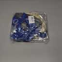 11st Birthday Party Decorations Blue Happy Birthday Banner Latex Confetti Balloons Number 11 Foil Balloon Silver Crown Star Mylar Balloon Cake Topper for Men Women Anniversary Party Supplies