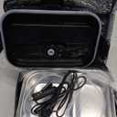 Kabbas 1.8L Portable Electric Lunch Box for Adults, 100W Heated Lunch Box for Men with Removable Dual Container, Fast Heating Food Warmer