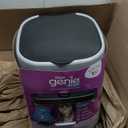 Litter Genie Plus Pail (Silver) | Cat Litter Box Waste Disposal System for Odor Control | Includes 1 Square Refill Bag
