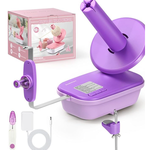 Electric Yarn Winder for Crocheting High Speed, Upgrade Three Gears Adjustable 4-10oz Large Capacity Automatic Yarn Ball Winder, Yarn Spinner