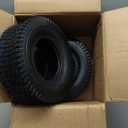 13x5.00-6 Turf Tires 440lbs/40psi Natural Rubber 4 Ply Tubeless for Golf Carts, Wheelbarrows, Lawn Mowers, Garden Carts, Hand Trucks, Wagons, Snow Blowers 2PCS