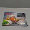 Rechargeable Digital Kitchen Food Scale - Detachable Display Electronic Weight Scale for Bread Making & Coffee Brewing, 304 Stainless Steel Platform, Backlit LCD, Count Mode, Wall-Mount & Tilt Stand (Grey)