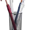 Mind Reader Umbrella Stand, Multi-Purpose Mesh Storage Stand, Organizer for Office and Entryway, Metal Mesh, Black