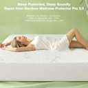 Ruili Twin XL Mattress Protector Waterproof Washable Rayon Bamboo Cooling