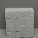 Acoustic Wall Panels, Brick Pattern Peel and Stick Sound Absorbing Panel for Ceiling, Door, Pared, 18 Pack 12"x12"x0.4", Grey Decorative Self Adhesive Wall Tiles for Recording Studio, Room (Gray)