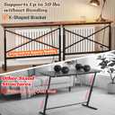 2-Pack Narrow Console Table with 2 Power Outlets & USB-C & USB, 78.8" Narrow Sofa Table with Adjustable Height 25"-32", 5.9" Skinny Behind Couch Table with Storage for Living Room, Entryway, Brown