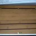Gashell Wire Shelf Covers, Bamboo Wire Rack Covers for Pantry, Closet (4pcs, 24" W x 16" D)