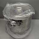 24-Quart Stainless Steel Seafood Stockpot with Basket, Crawfish, Crab, Lobster Boil StockPot, Shrimp Boil Stock Pot with Strainer, Turkey Fryer Pot,27L,7Gallon