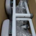 Toilet Seat Risers for Seniors, FSA HSA Eligible Adjustable Raised Toilet Seat with Handles, Padded Seat Toilet Seat Riser for Elderly, Heavy Duty, Handicapped 400lb, Fit Any Toilet (Grey)