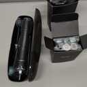 Aquasonic Black Series Ultra Whitening Toothbrush ADA Accepted Electric Toothbrush- 8 Brush Heads & Travel Case 40,000 VPM Electric Motor & Wireless Charging - 4 Modes w Smart Timer (Pack of 1)