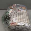 Menghomeus Taupe Floral Quilt Set Queen Boho Patchwork Bedspread Floral Coverlet Reversible Bed Quilt Set All Season Soft Microfiber Bedding Farmhouse Bed Sets, 96"x90"