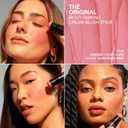 Nudestix Nudies Blush Stick 3-in-1 Cream Blush for Cheeks, Eyes & Lips with Built-In Brush | Soft Matte Finish for a Natural Flush